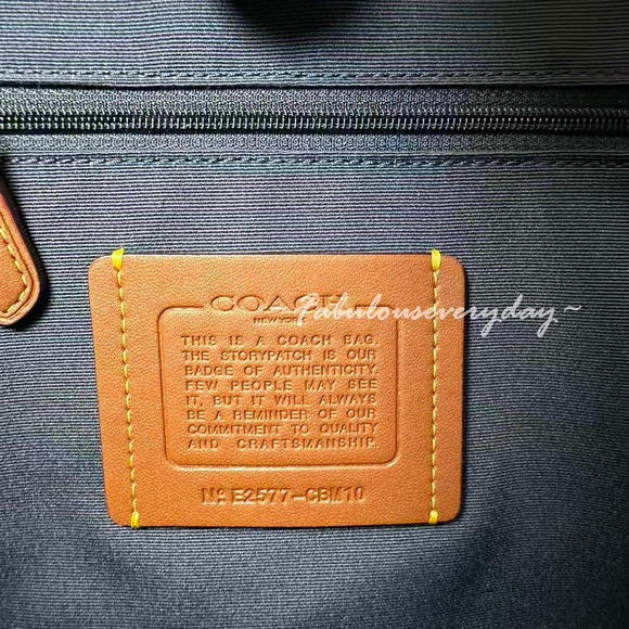 Coach Smith Tote Bag Crossbody In Leather/Silver/Kelly CBM10 NWT - Picture 6 of 9